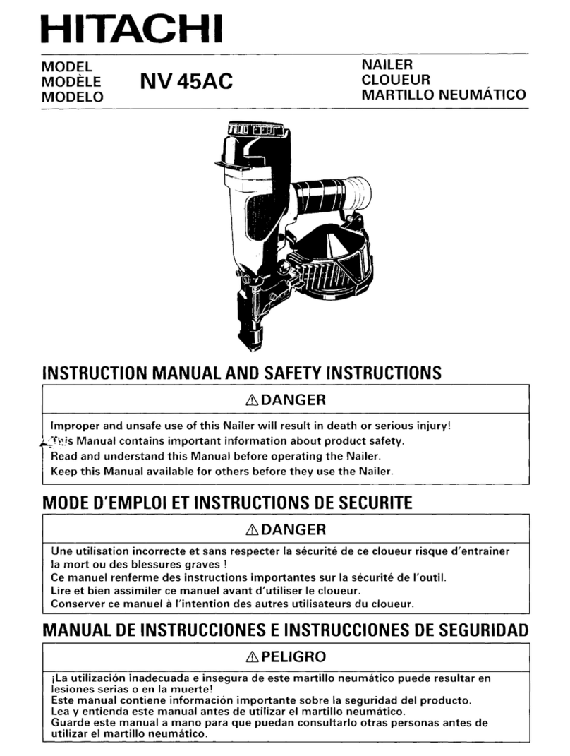 Hitachi NV 45AC instruction manual