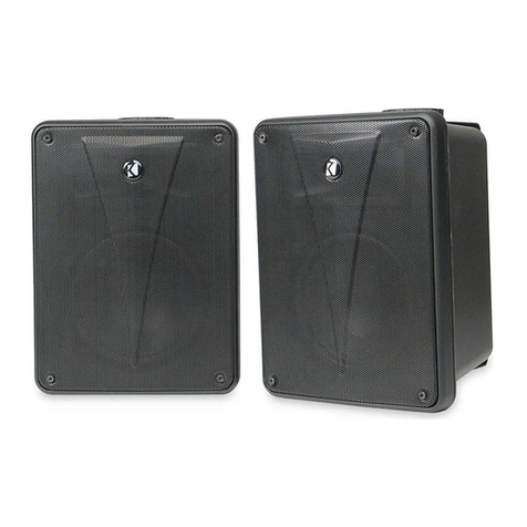 Kicker KB600 User manual