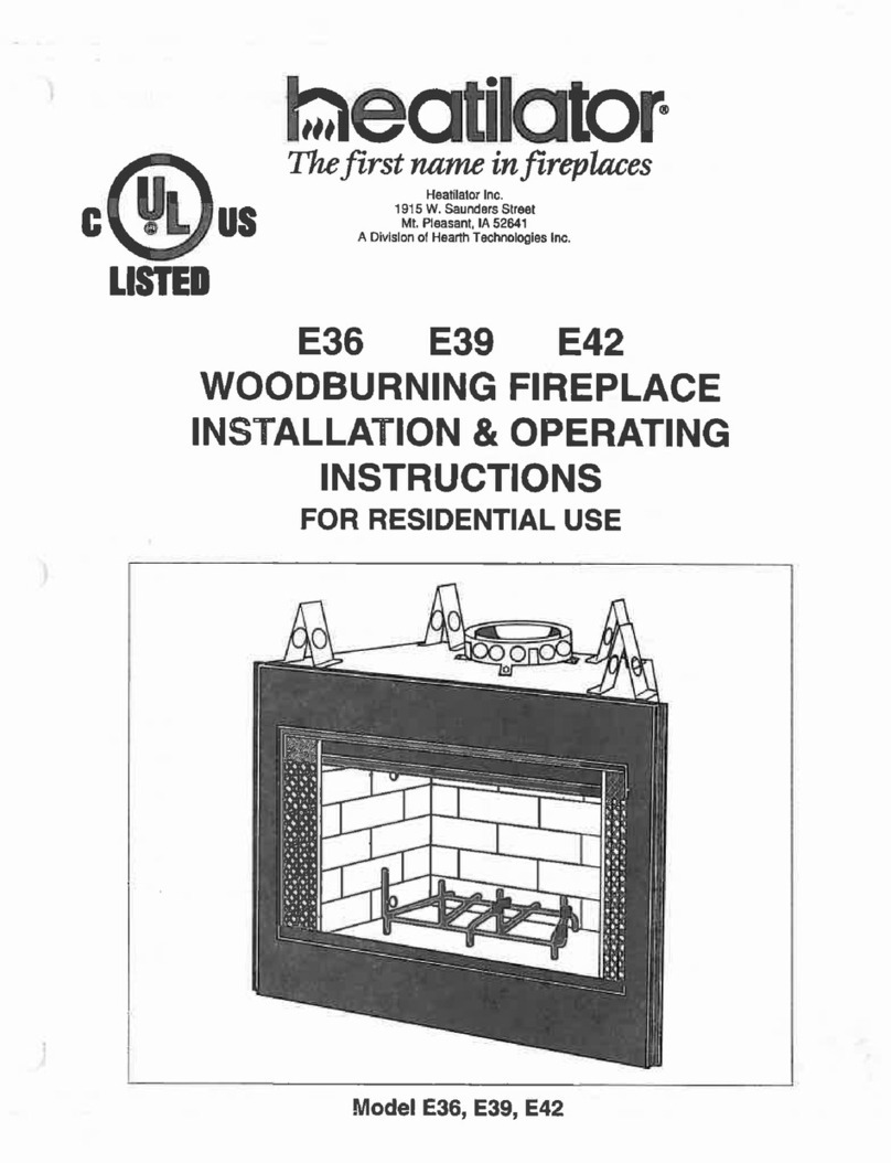 Heatilator E36 Setup guide Heatilator E36 Setup guide