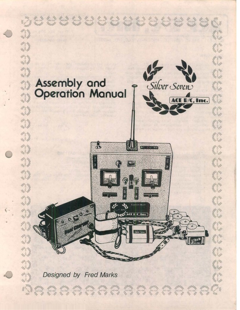 ACE RC Silver Seven series Assembly and operation manual