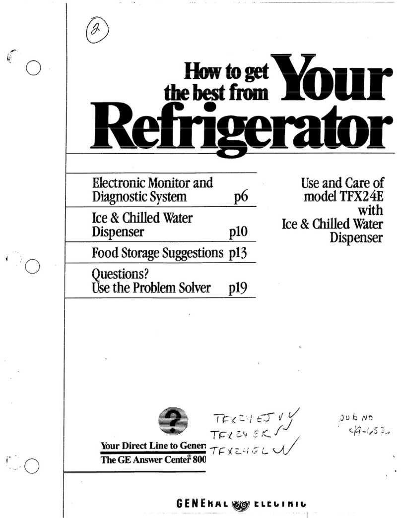 GE TFX24E Installation instructions