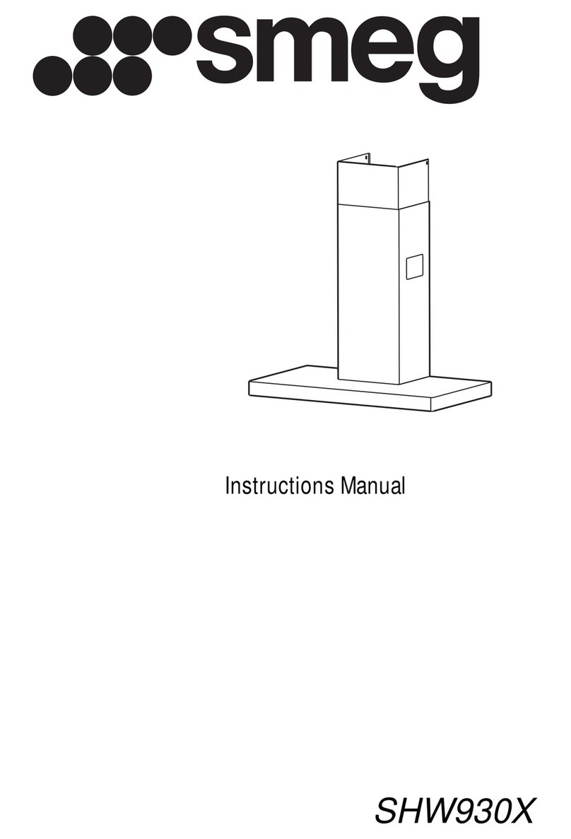 Smeg SHW930X instruction manual