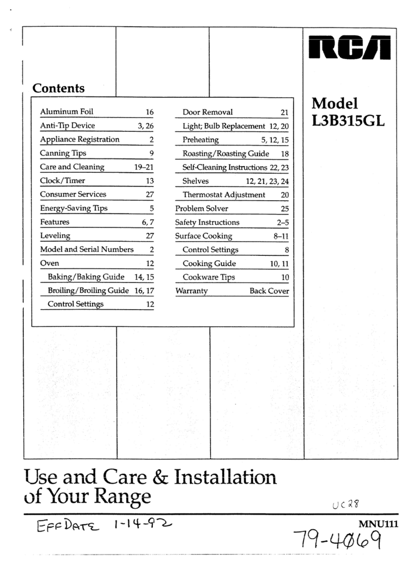 RCA L3B315GL Installation guide
