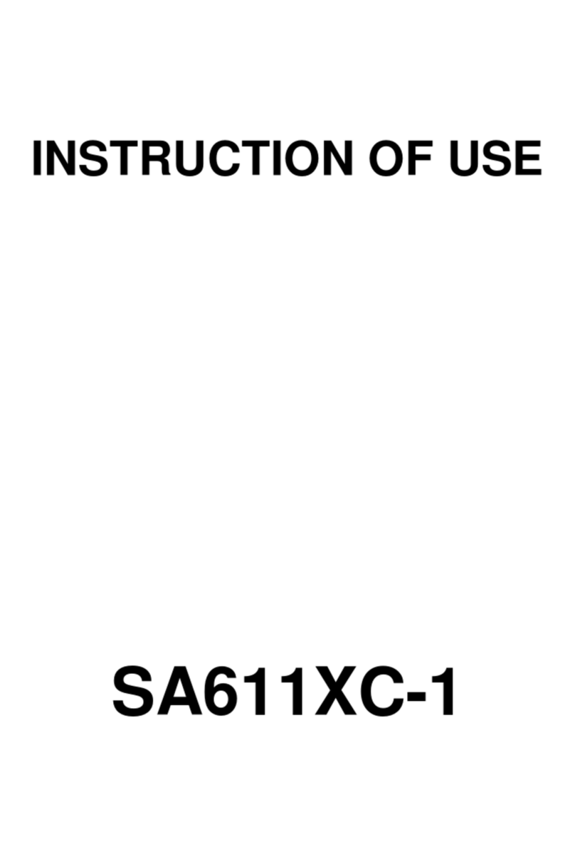Smeg SA611XC-1 Instruction Manual