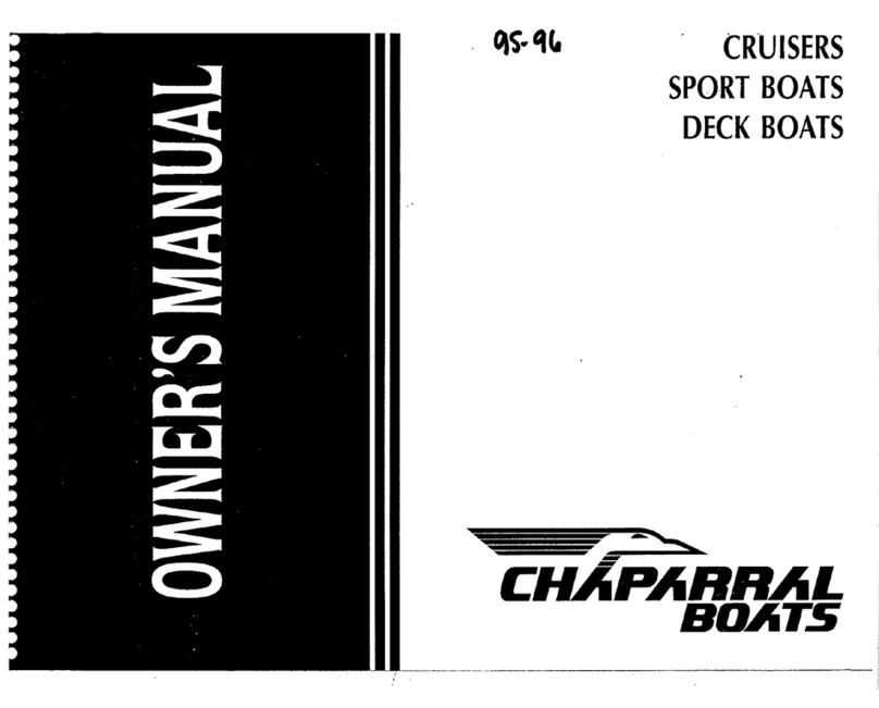 Chaparral Cruiser 1995 Series User manual