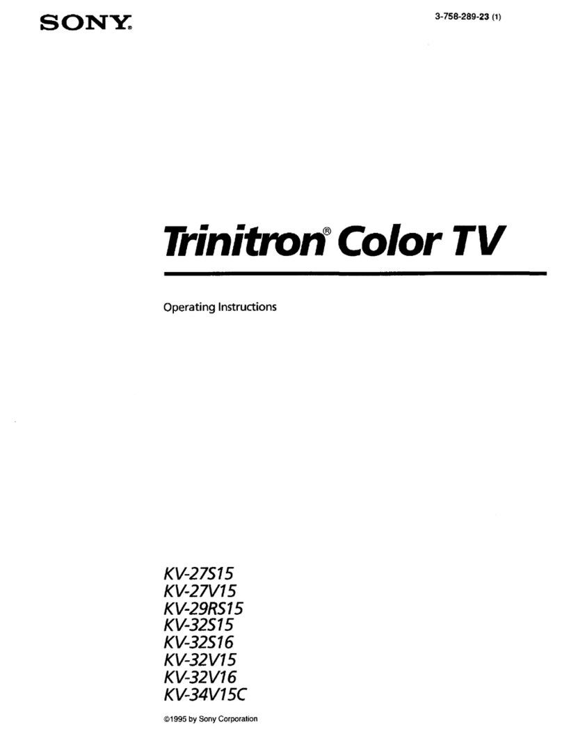 Sony Trinitron KV-32V16 User manual