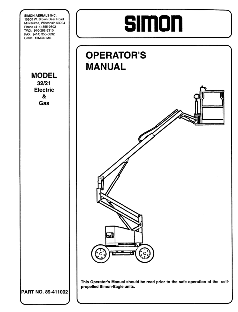 Simon 32 Operator's manual