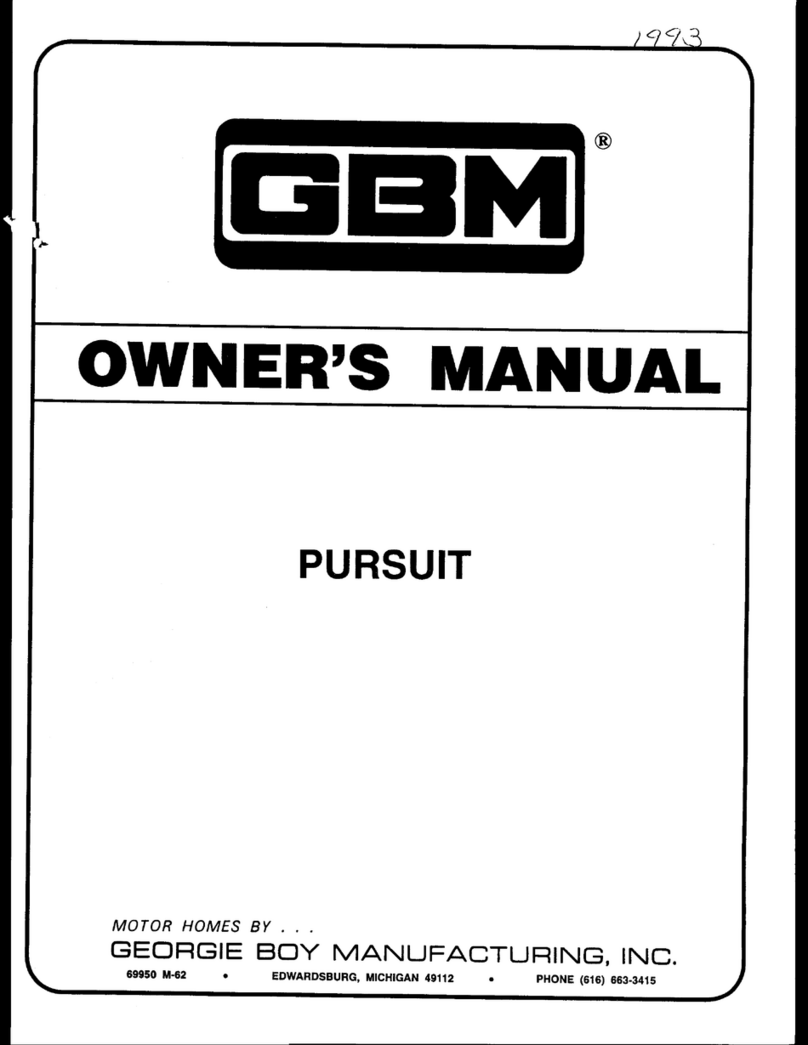 GBM Pursuit 1993 owner's manual