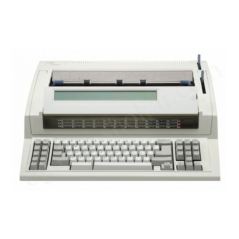 IBM Wheelwriter 2500 User manual IBM Wheelwriter 2500 User manual