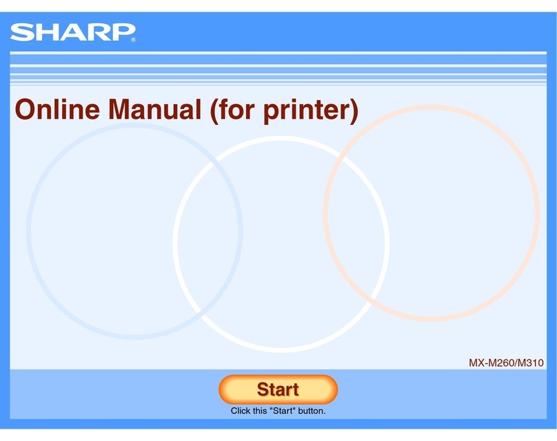 Sharp MX-M260 Setup guide Sharp MX-M260 Setup guide