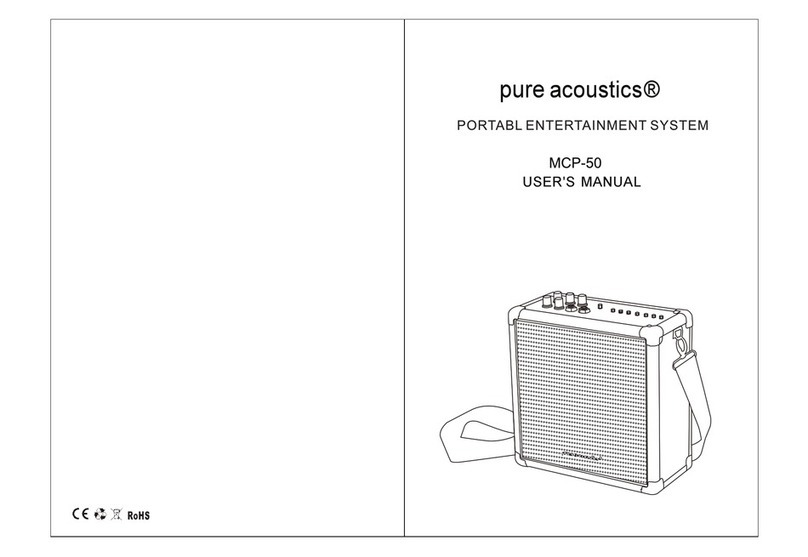 Pure Acoustics MCP-50 user manual