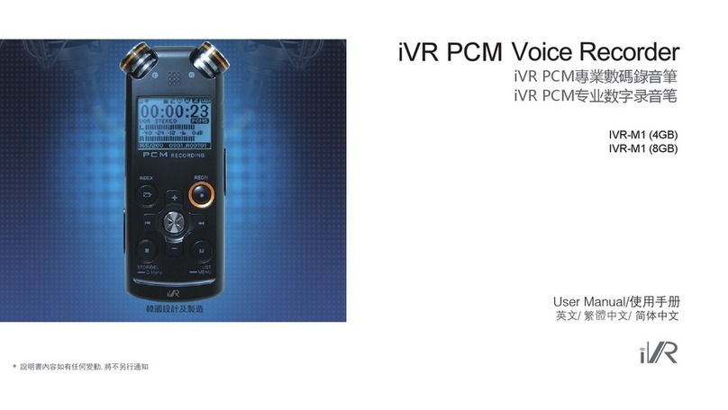 iVR iVR-M1 user manual