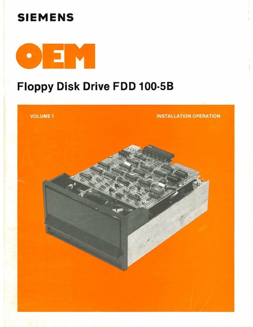 Siemens FDD 100-5B Installation & operation