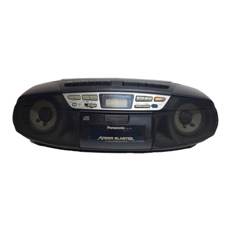 Panasonic RX-DT37 User manual