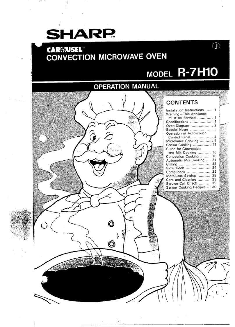 Sharp R-7H10 User manual