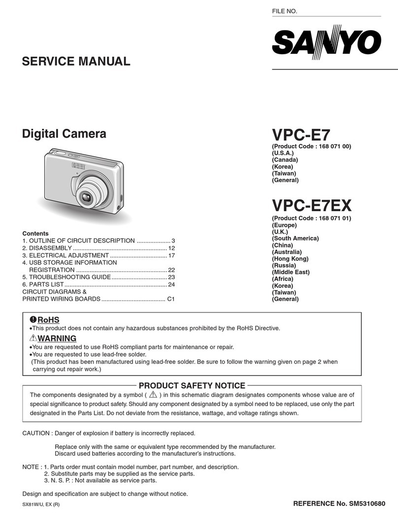 Sanyo VPC-E7 User manual