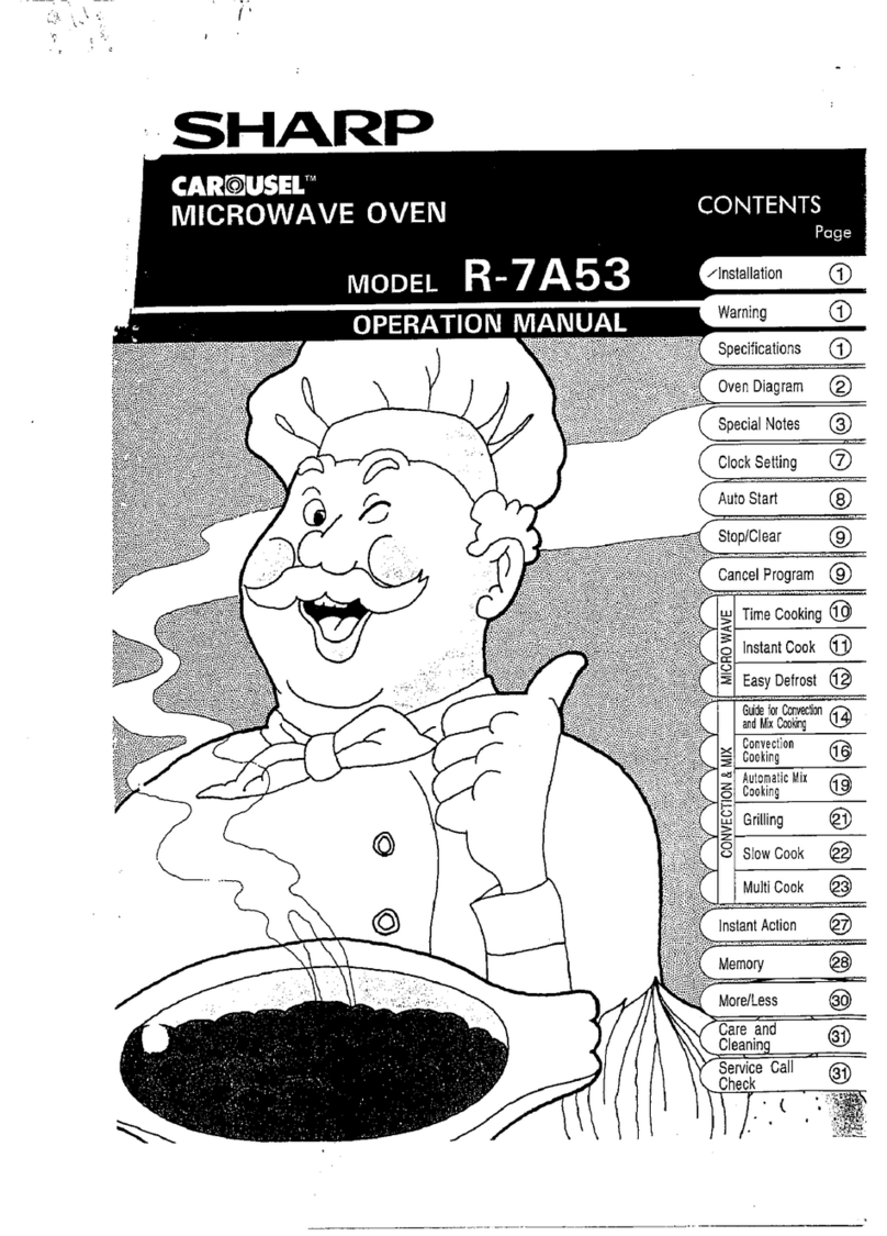 Sharp R-7A53 User manual Sharp R-7A53 User manual