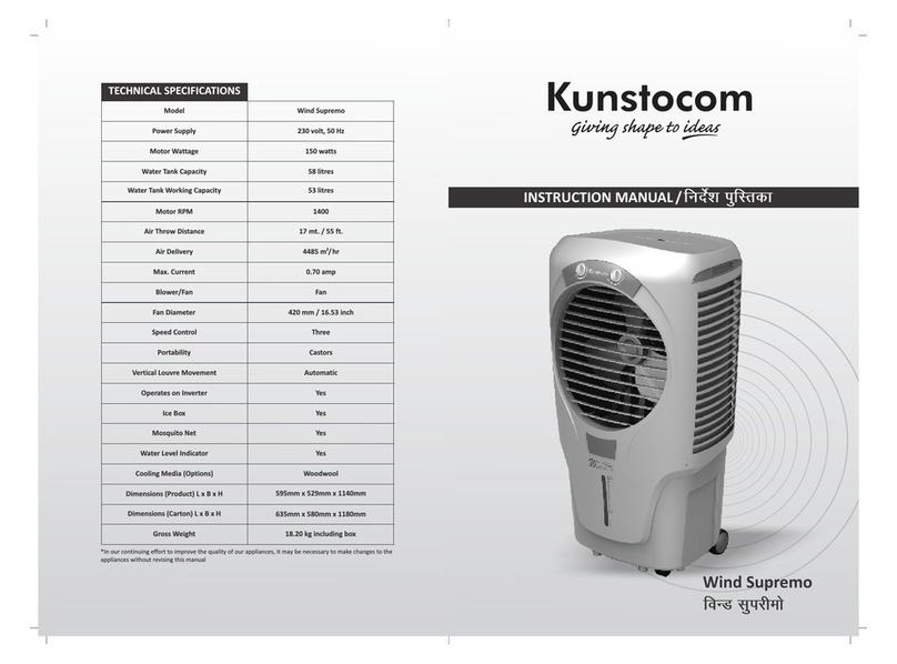 Kunstocom wind supremo instruction manual