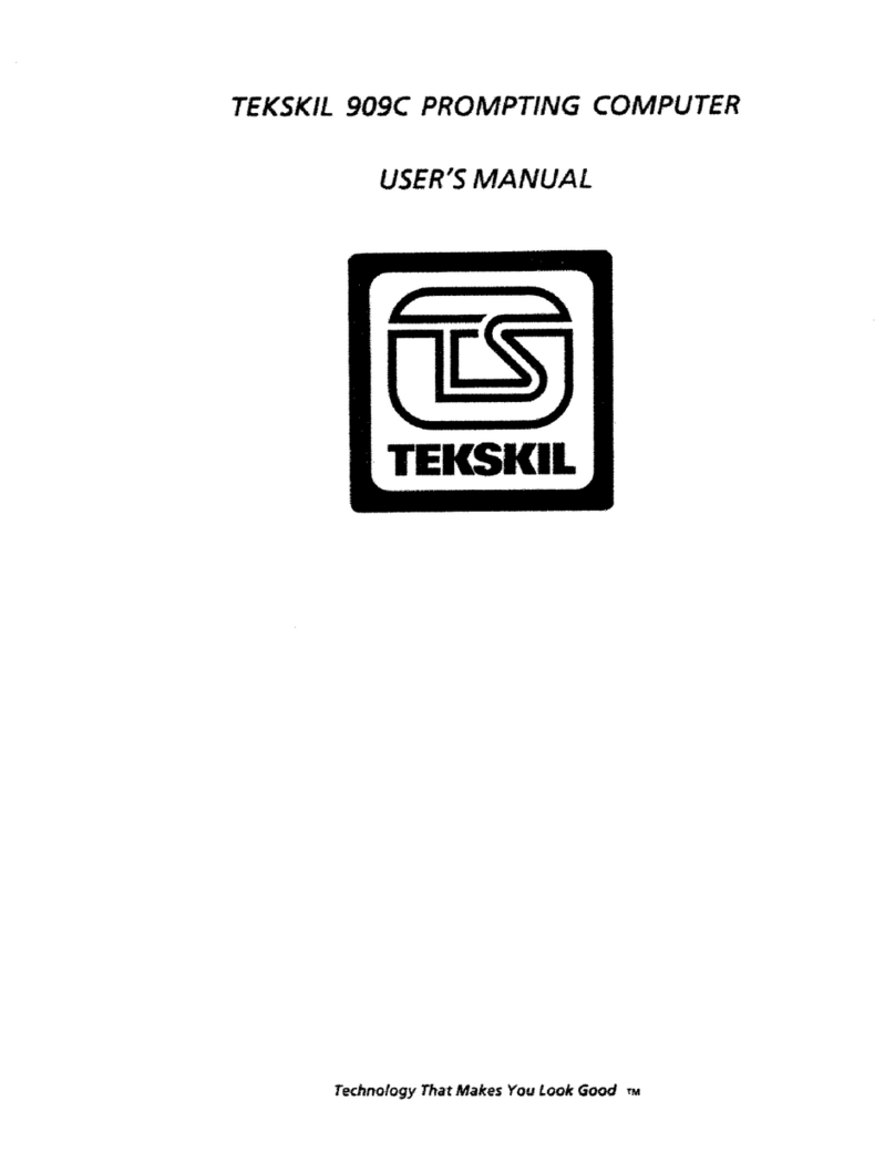 Tekskil 909C user manual