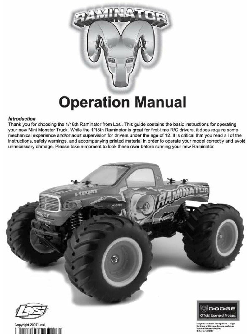 Team Losi Raminator Operation manual
