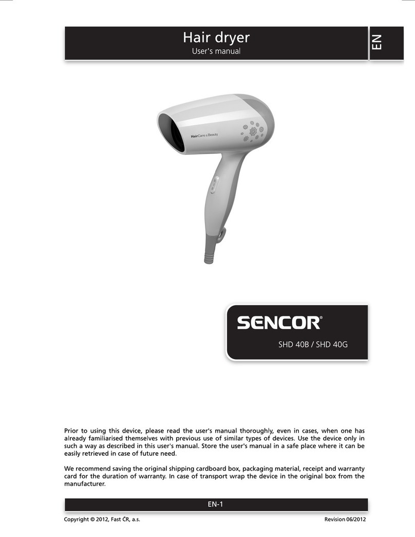 Sencor SHD 40B user manual