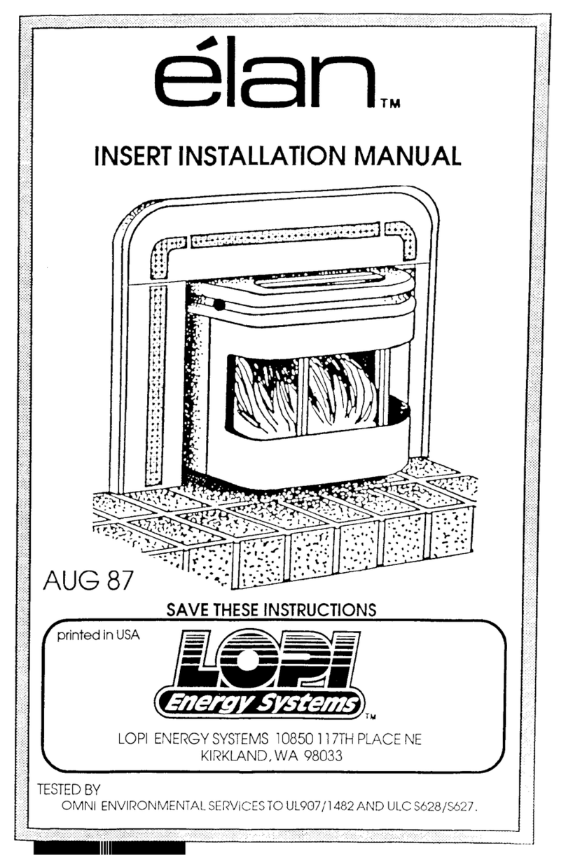 Lopi Elan installation manual