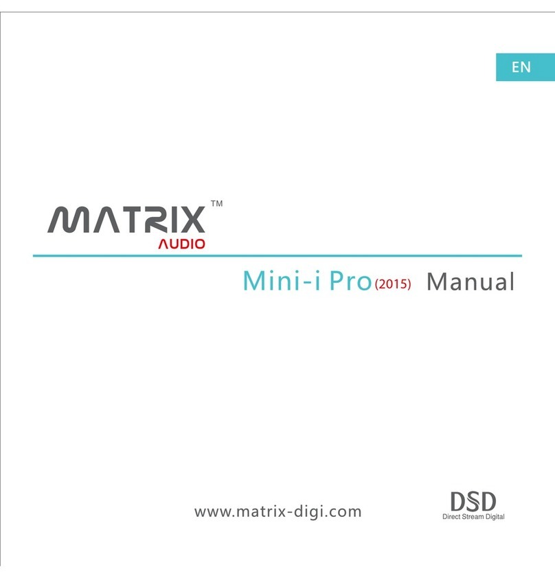 Matrix Audio Mini-Pro user manual