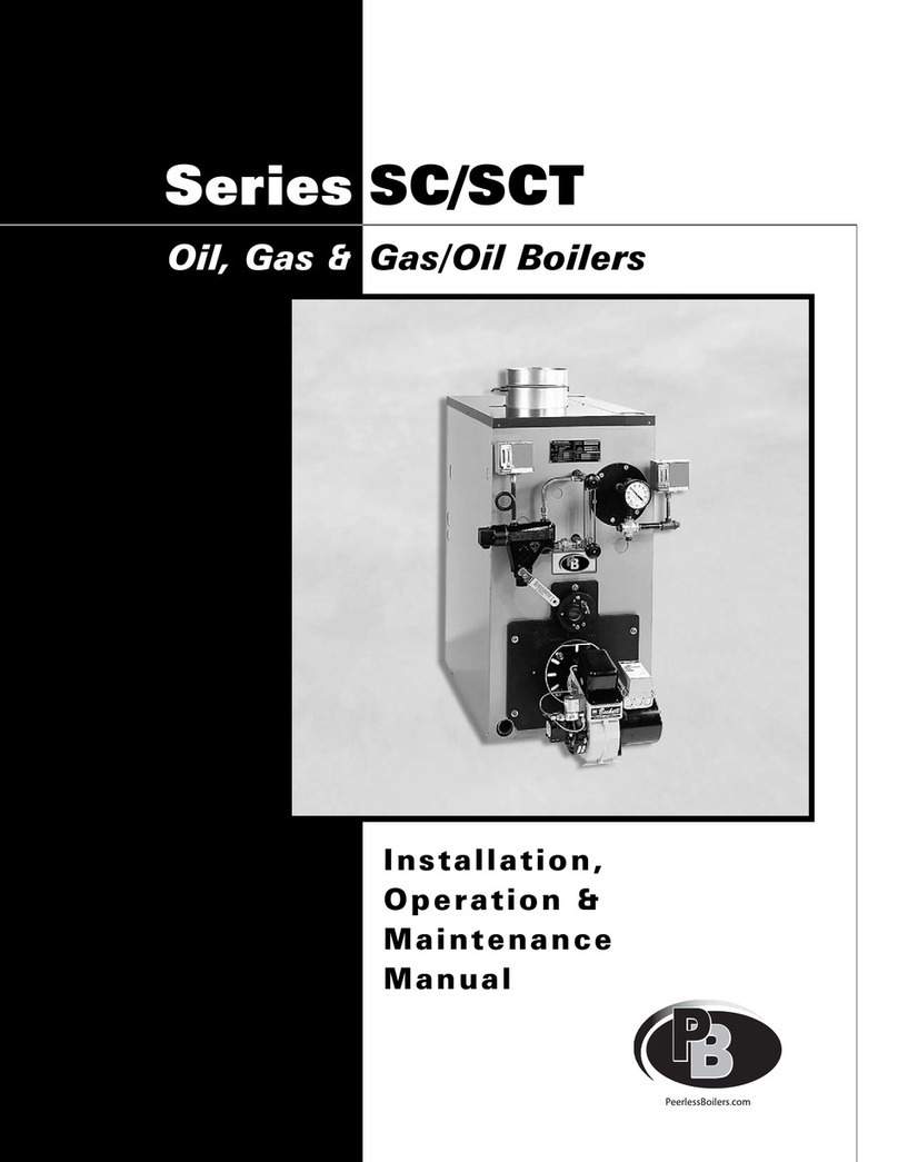 PeerlessBoilers SC Series Installation, operation & maintenance manual