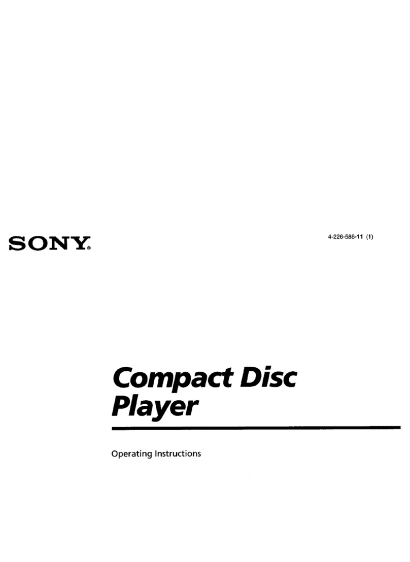 Sony CDP-CX235 - Mega Changer User manual