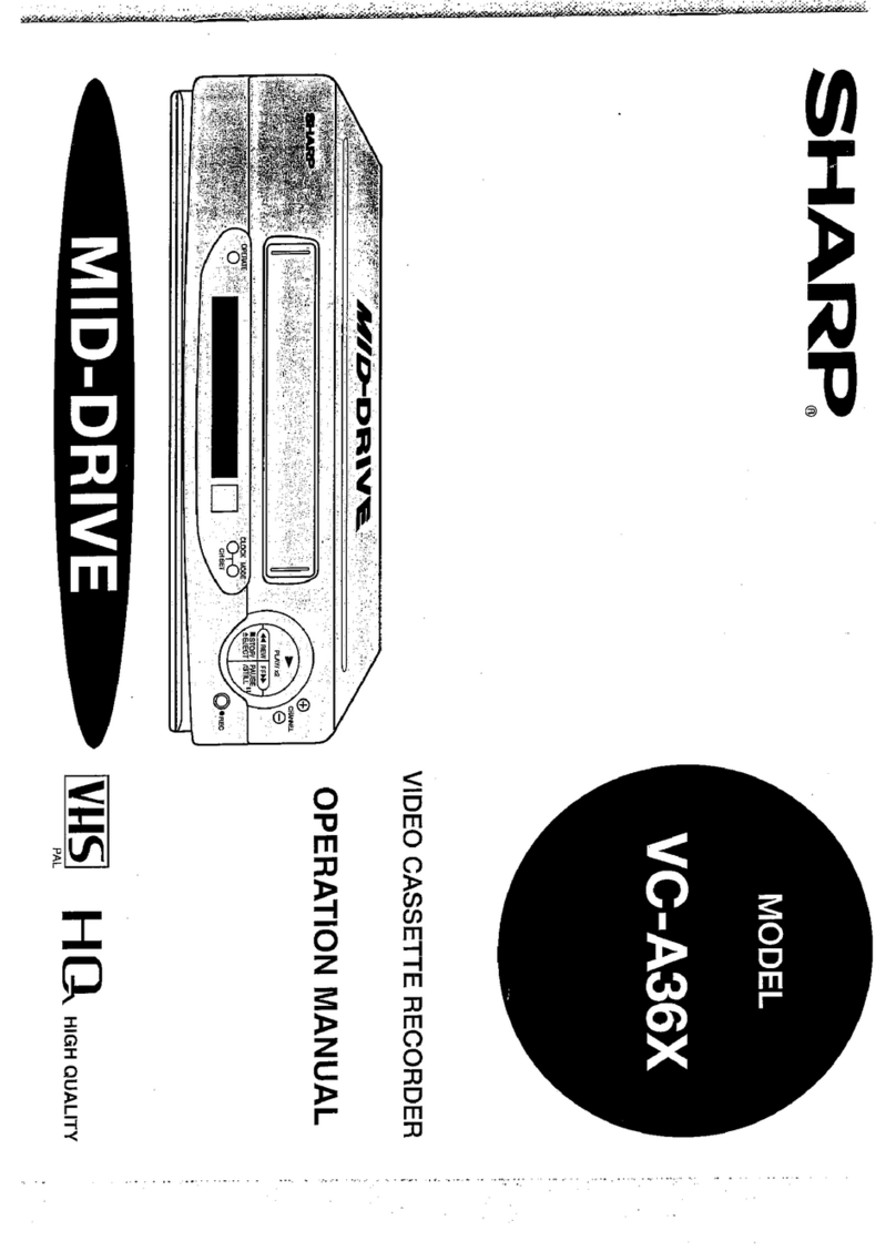 Sharp VC-A36X User manual Sharp VC-A36X User manual