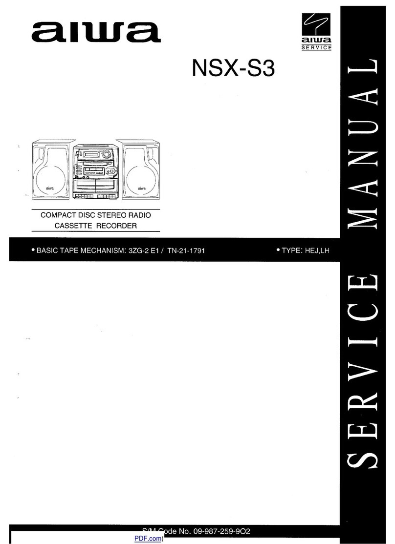 Aiwa NSX-S3 User manual