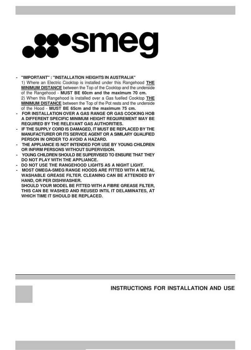 Smeg CI2000-76 User manual
