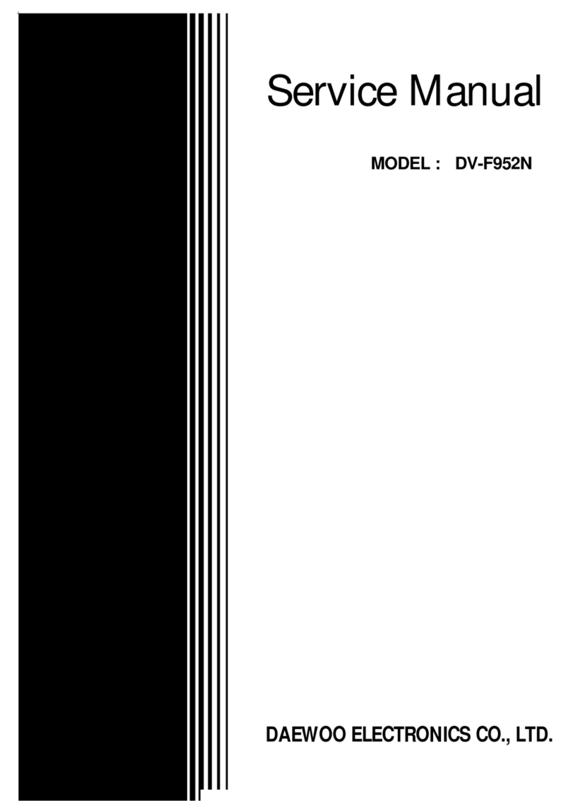 DAEWOO ELECTRONICS DV-F952N Service manual