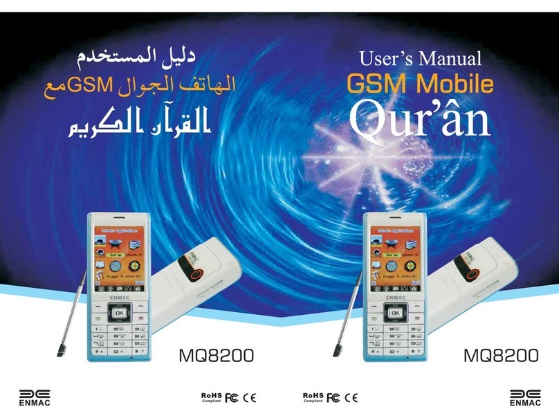 Enmac Qur'an MQ8200 User manual