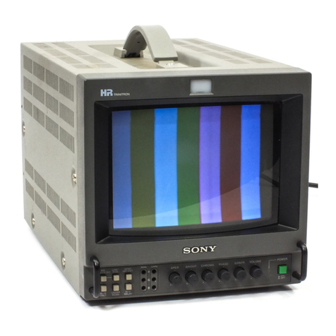 Sony Trinitron PVM-8041Q User manual Sony Trinitron PVM-8041Q User manual