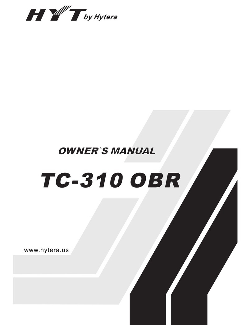 HYT TC-310 OBR User manual