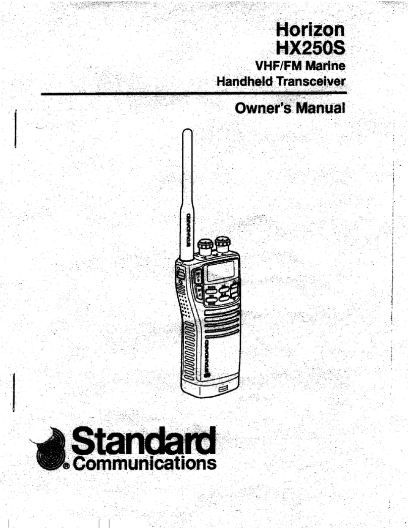 Standart Horizont HX250S User manual