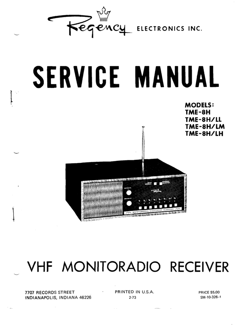 Regency TME-8H Service manual