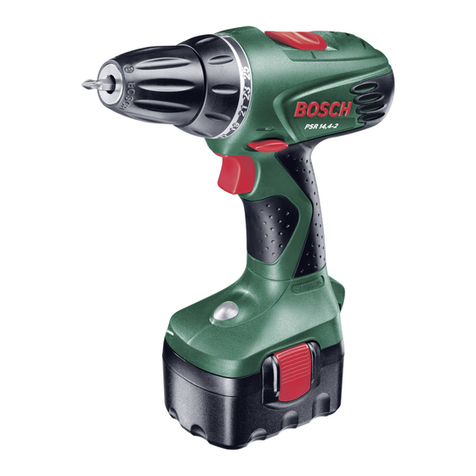 Bosch PSR 9 operating instructions
