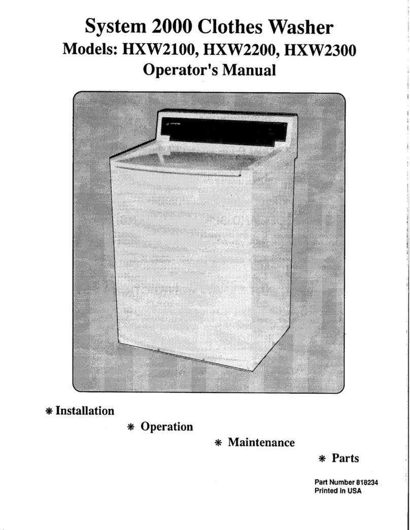 Staber Industries System 2000 HXW2100 Operator's manual