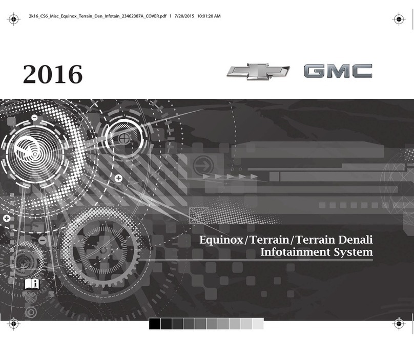 GMC 2016 Intellilink Operating instructions
