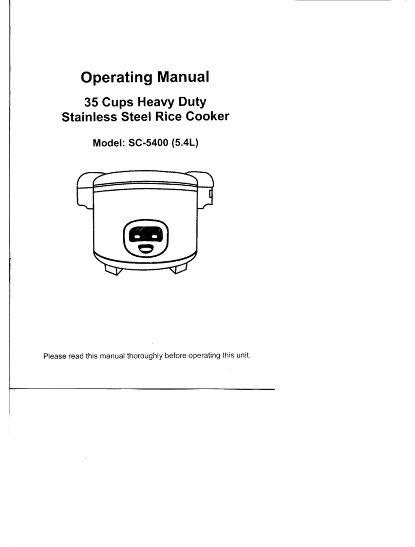 Sunpentown SC-5400 operating manual