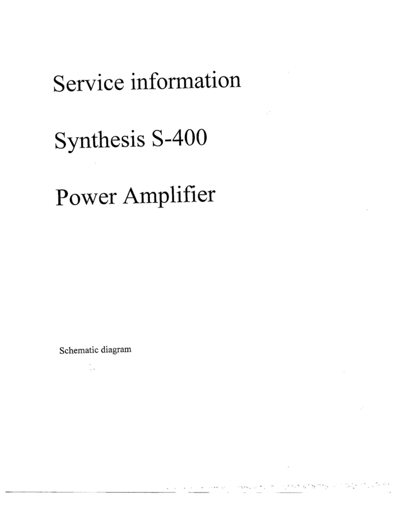 Synthesis Technology S-400 Operating and installation instructions