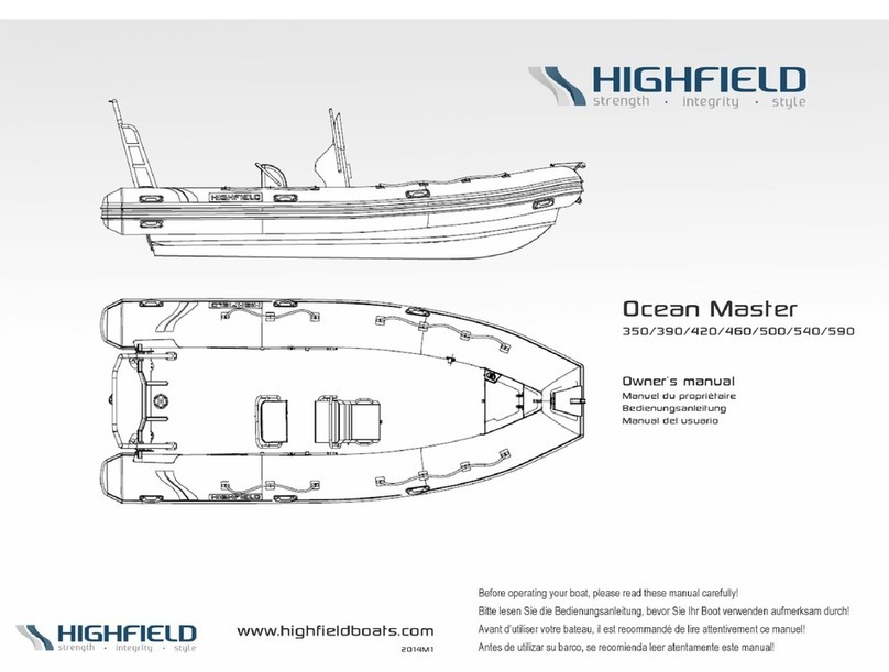 Highfield Ocean Master 350 owner's manual