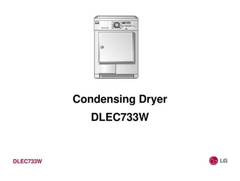 LG DLEC733W User manual