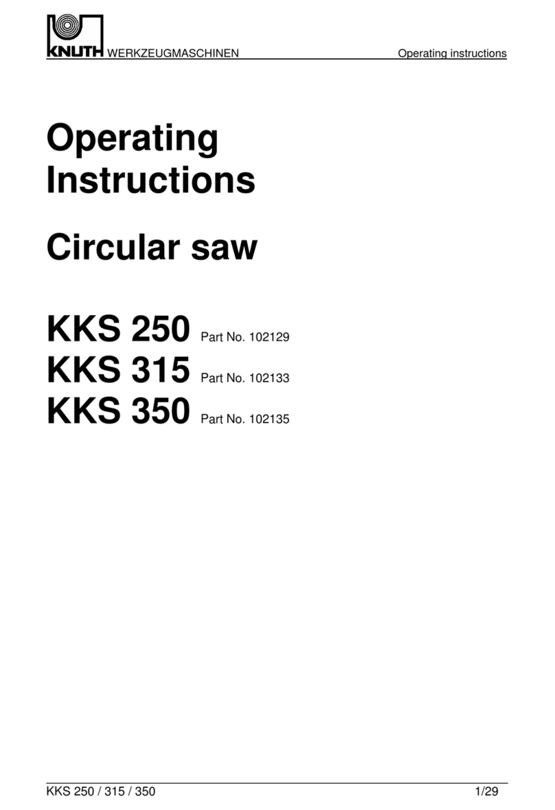 Knuth KKS 250 User manual