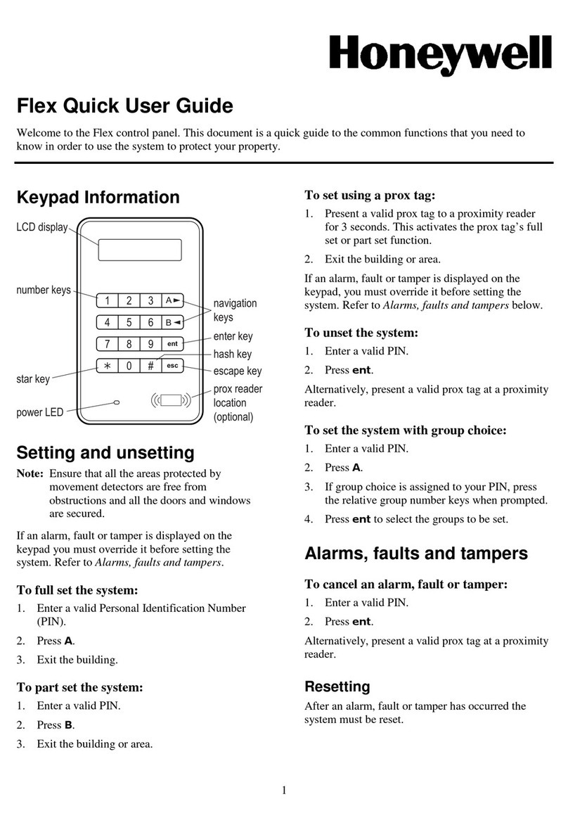 Honeywell Flex Instruction manual