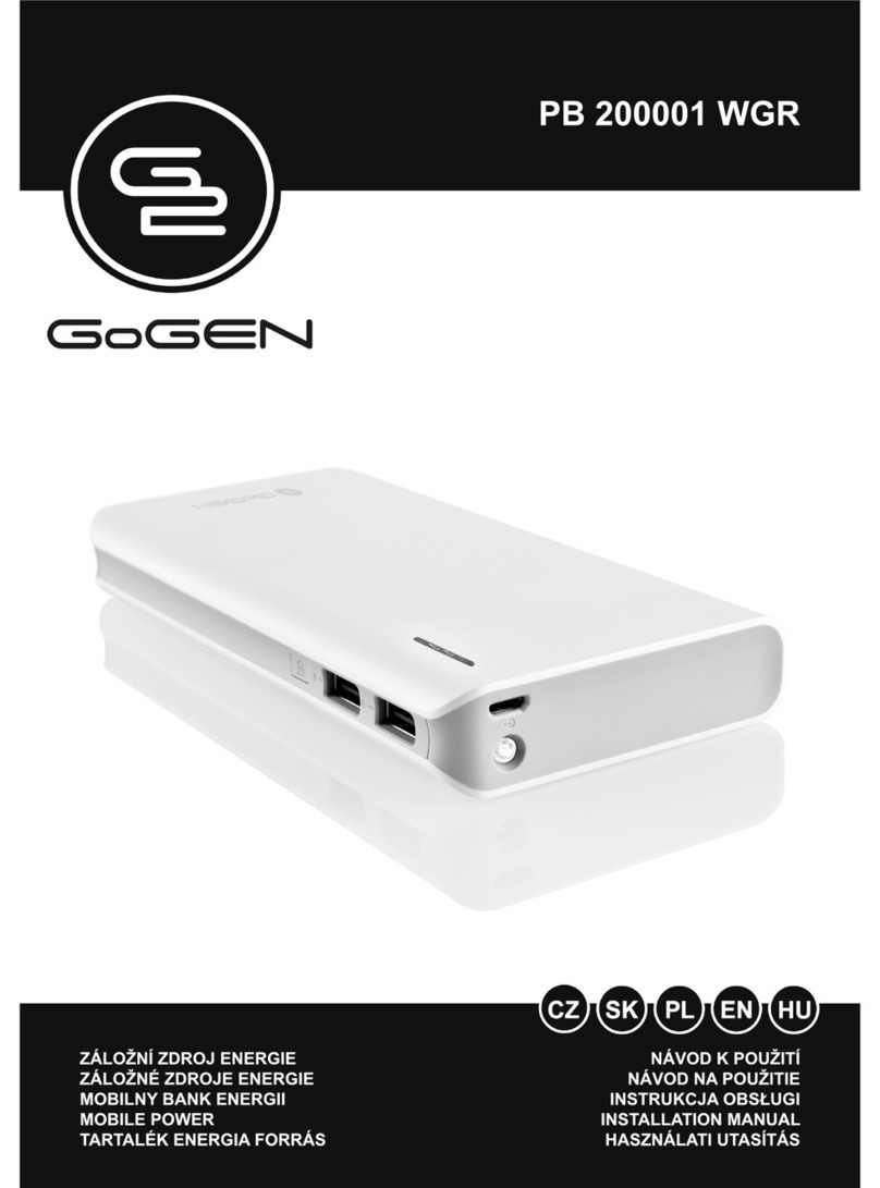Gogen PB 200001 WGR installation manual