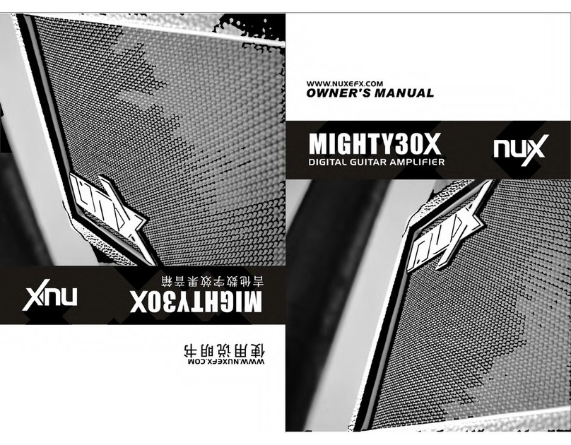 nux Mighty 30x owner's manual