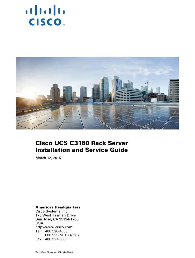 Cisco UCS C3160 Installation and maintenance instructions